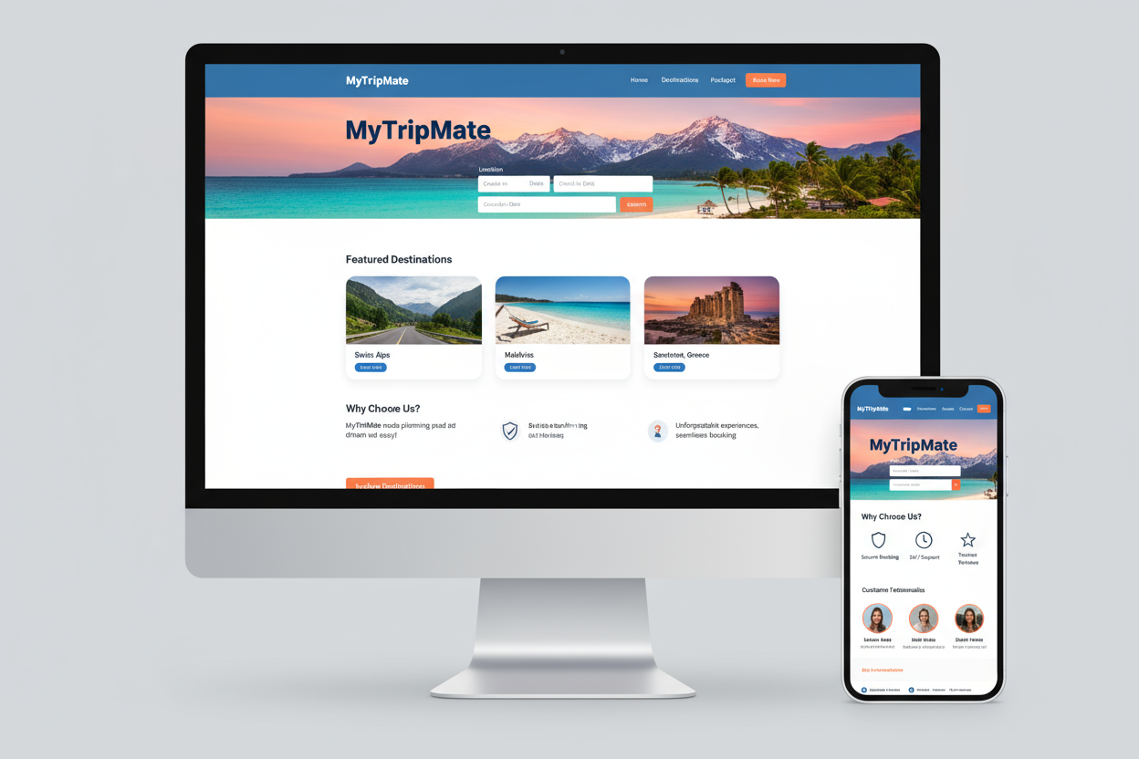 website designing for travel business